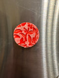 Decorative Pressed Magnet (Red)