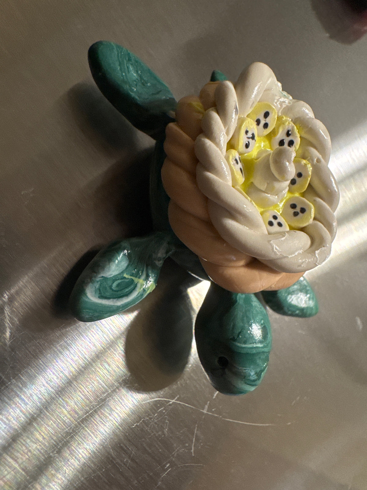Banana Cream Pie Turtle Magnet