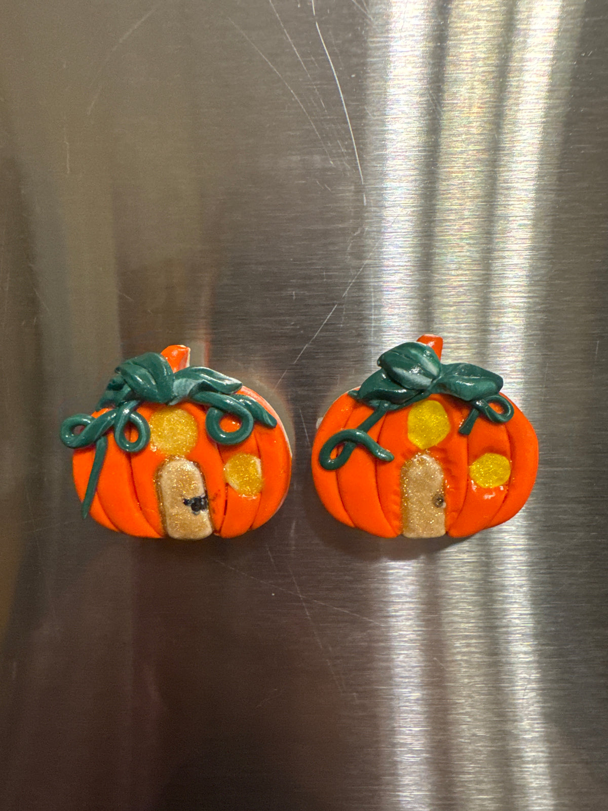 Decorative Pumpkin House Magnet