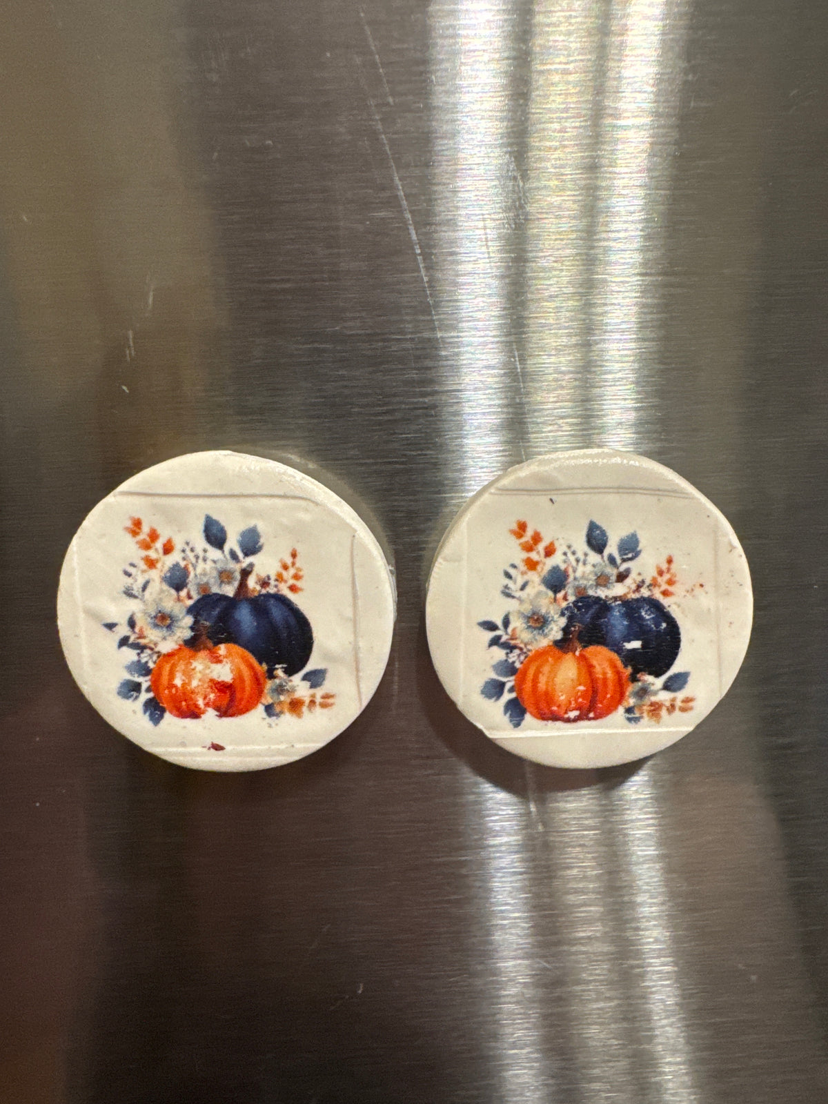 Colored Pumpkins Magnet
